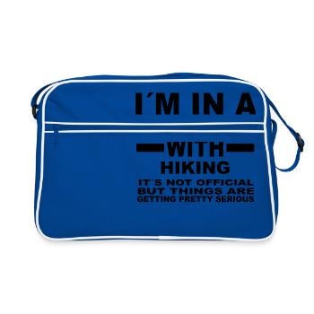 relationship with HIKING - Retro Bag - blue/white - Front