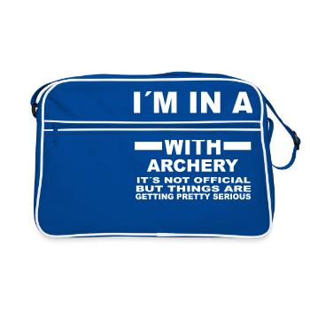relationship with ARCHERY - Retro Bag - blue/white - Front