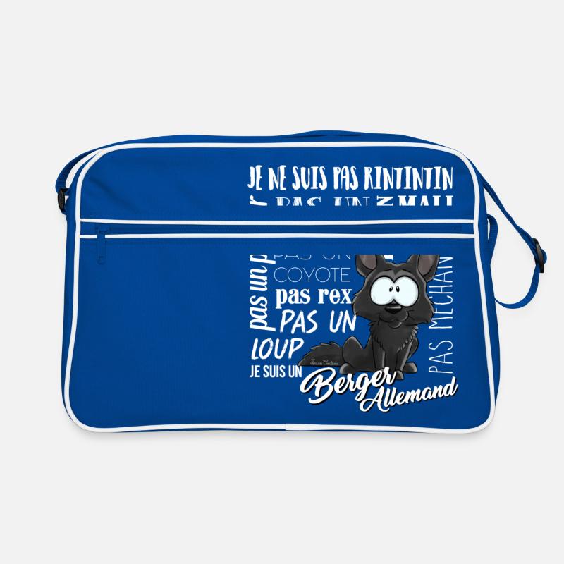 I am German Shepherd - black - whiteFR Retro Bag