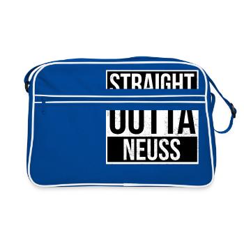 Straight Outta Neuss - Retro Bag - blue/white - Front