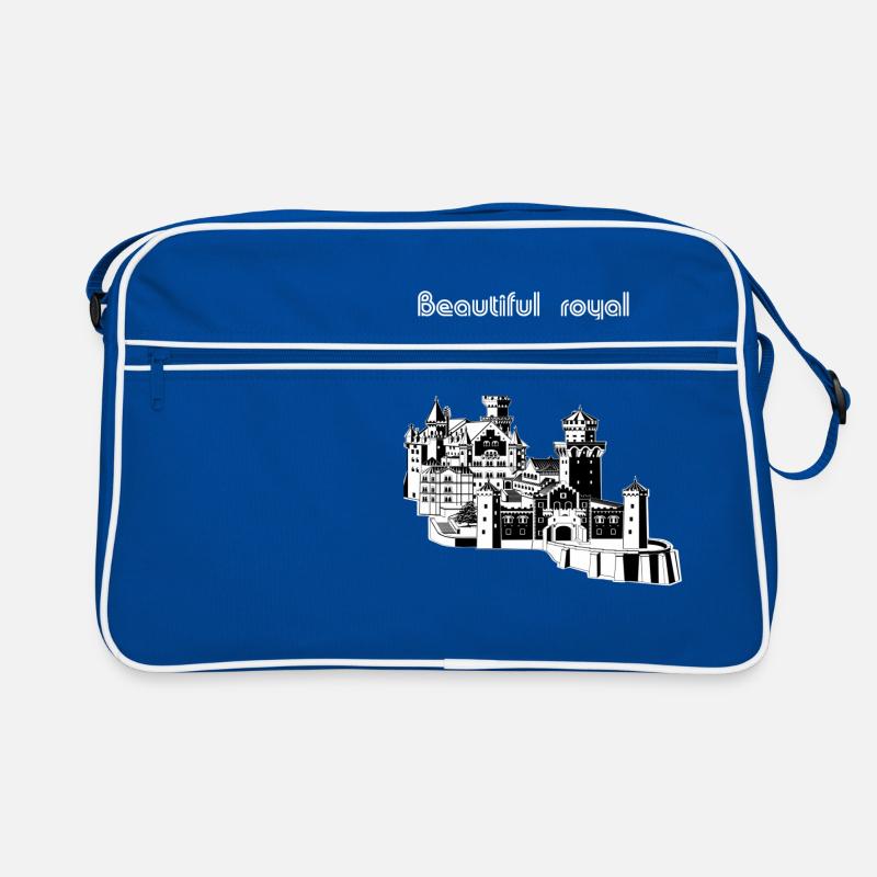 Schloss Neuschwanstein Retro Tasche