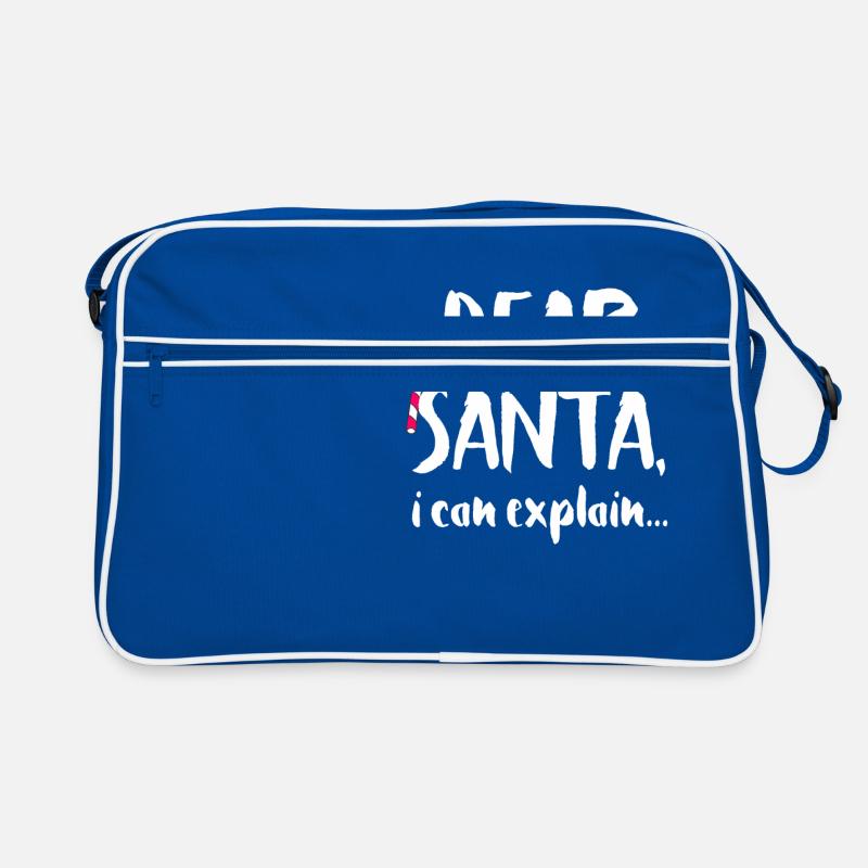 Christmas Dear Santa i can explain Sac Retro