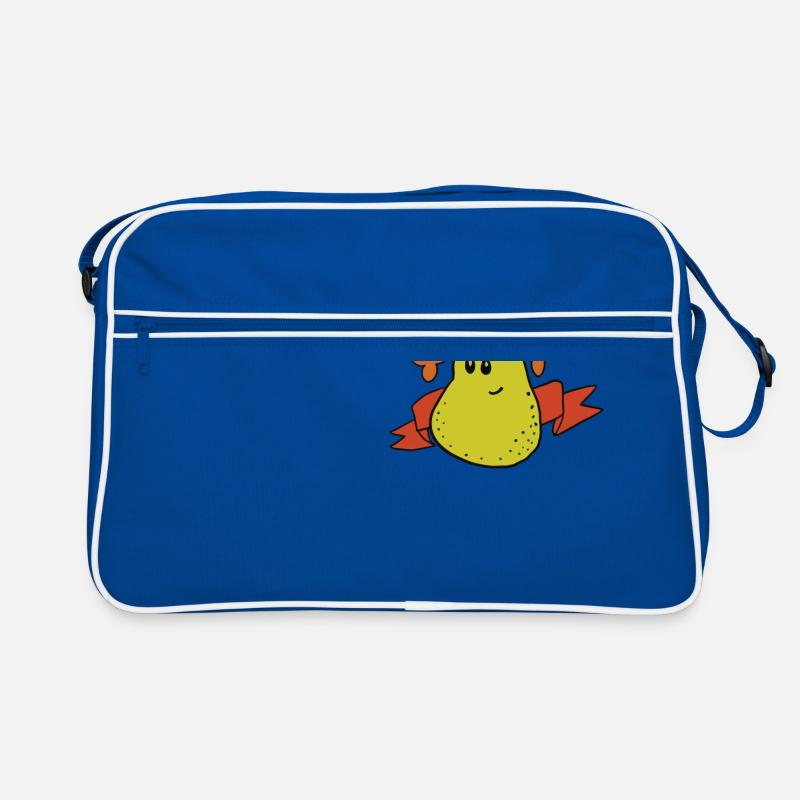 Obst lecker essen Birne Geschenk Retro Tasche