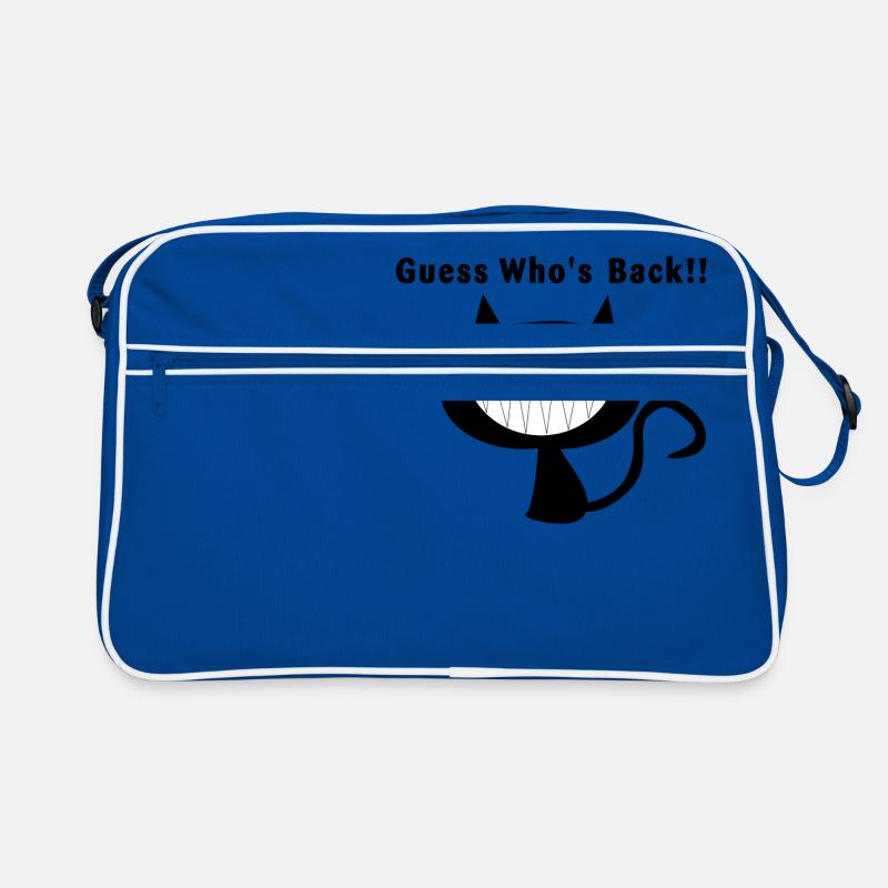 Devinez qui est de retour Chat Cat en disant une idée de cadeau Sac Retro