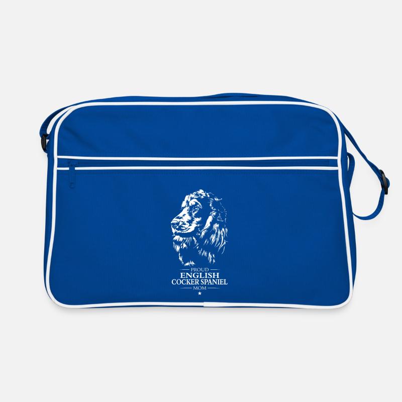 English Cocker Spaniel Mom Dog Dog Wilsigns Retro Bag