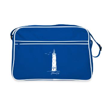 Danemark Blavand Fyr Lighthouse Holiday - Sac Retro - bleu/blanc - Devant