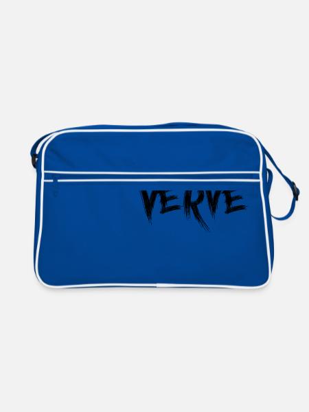 Verve - Retro Tasche - Blau/Weiß