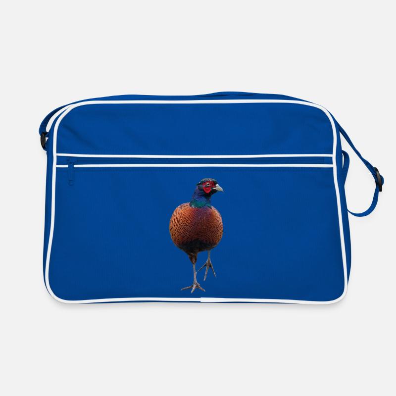 Fasan mit erhobenem Bein Retro Tasche