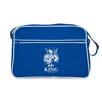 Caille allemande Chien roi de tout Wilsigns - Sac Retro - bleu/blanc - Devant