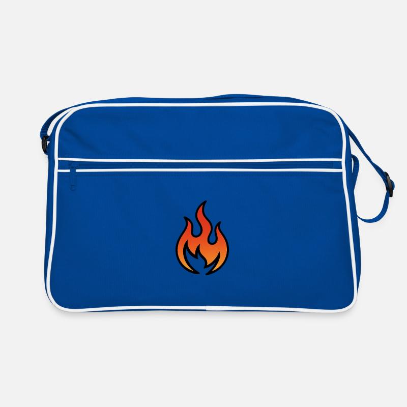 Flame Fiery Gradient Warm Retro Bag