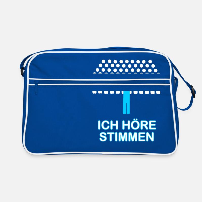 Ich höre Stimmen Chor Dirigent Retro Tasche