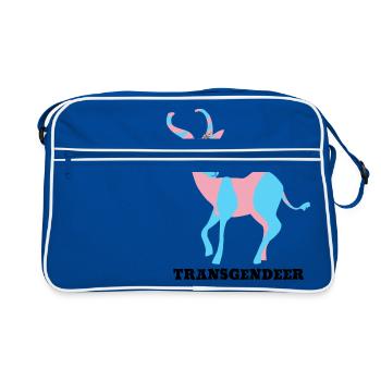 Transgendeer - Retro Bag - blue/white - Front
