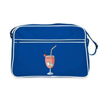 drink - Retro Bag - blue/white - Front
