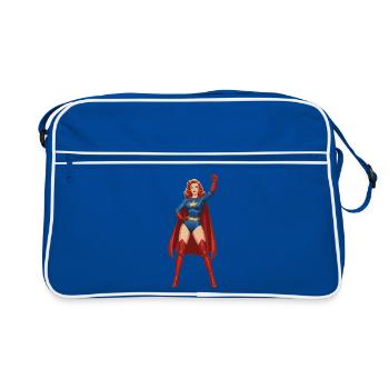 Superwoman - Retro Bag - blue/white - Front