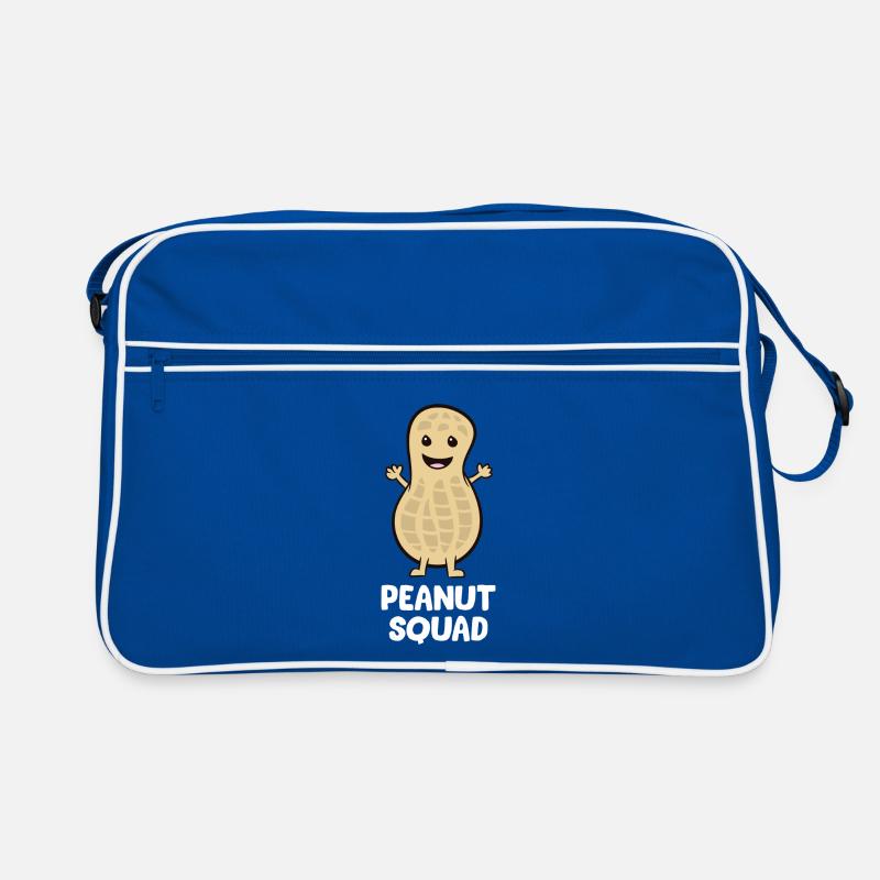 Cacahuète - Peanut Squad - Sac Retro - bleu/blanc