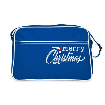 Joyeux Noël / Joyeux Noël CADEAU - Sac Retro - bleu/blanc - Devant