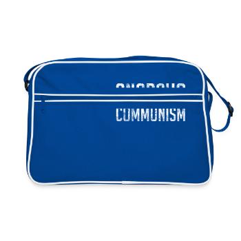 Anarcho Communisme - Sac Retro - bleu/blanc - Devant