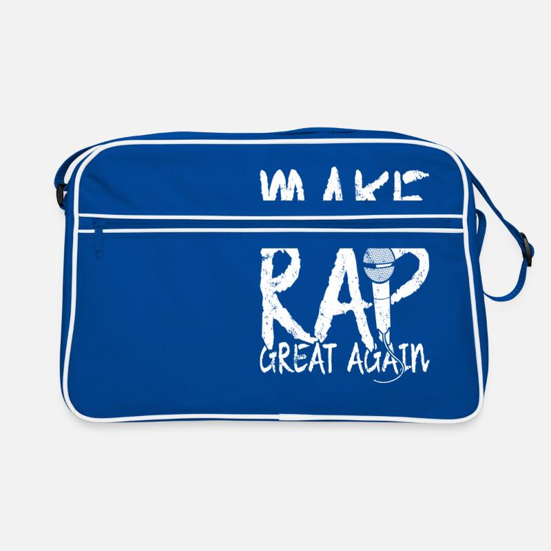 MAKE RAP GREAT AGAIN Retro Tasche