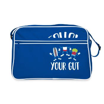 Follow Your Gut Junk Food Gift - Retro Bag - blue/white - Front