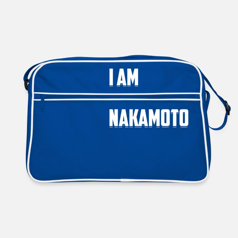 Je Suis Satoshi Nakamoto Bitcoin Devise Numérique Sac Retro