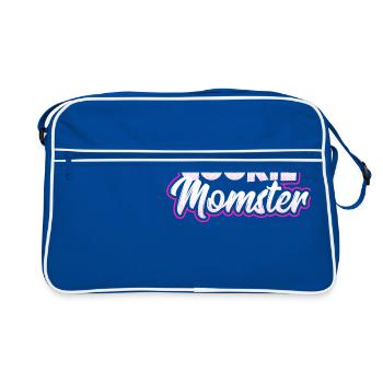 Cookie Momster - Gift for Mom Cookies - Retro Bag - blue/white - Front