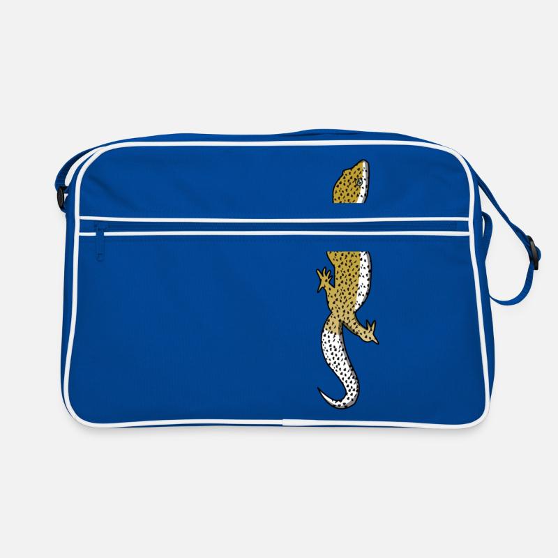 Eidechse - Gecko - Reptil - Geschenk - Echse Retro Tasche