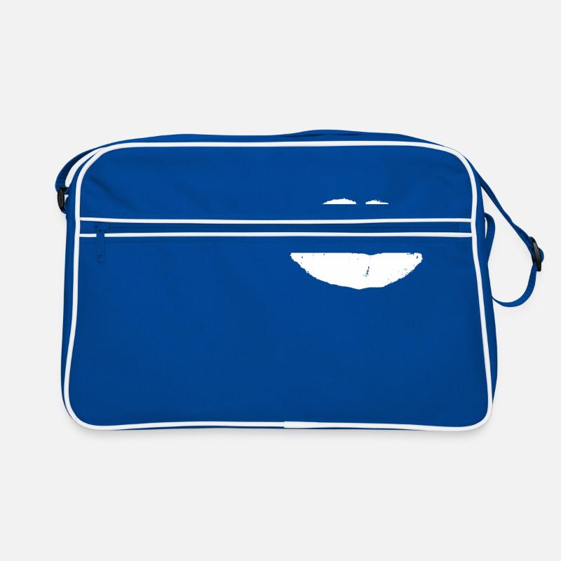 baiser de rouge à lèvres blanc avec trèfle St. Patrick Sac Retro