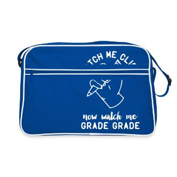Watch Me Click Now Watch Me Gift - Retro Bag - blue/white - Front
