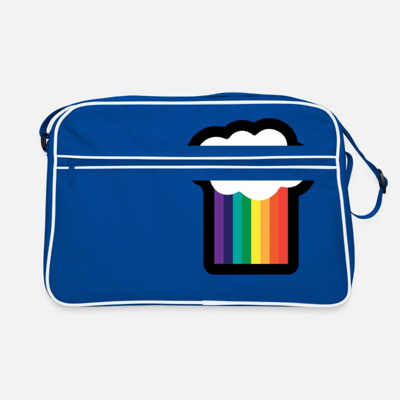 Cloud Rainbow Funny Gift Good Mood Retro Bag