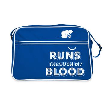 VTT - VTT - VTTistes - Sac Retro - bleu/blanc - Devant
