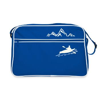 Kayak - canoë - kayak - pataugeoire - montagnes - Sac Retro - bleu/blanc - Devant