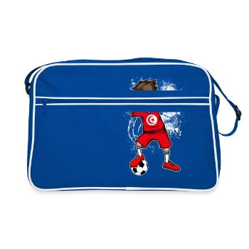 Tunisia national team WM Dab football - Retro Bag - blue/white - Front