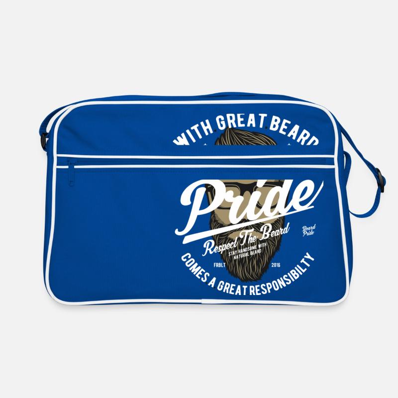 Barbe Pride 2 - Sac Retro - bleu/blanc