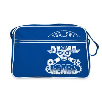 Sang Sueur Gears Motos - Sac Retro - bleu/blanc - Devant