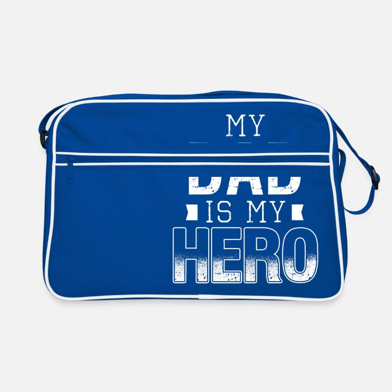 Mon père est mon héros Sac Retro