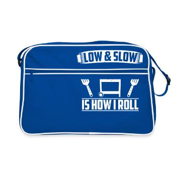 Barbecue - Sac Retro - bleu/blanc - Devant