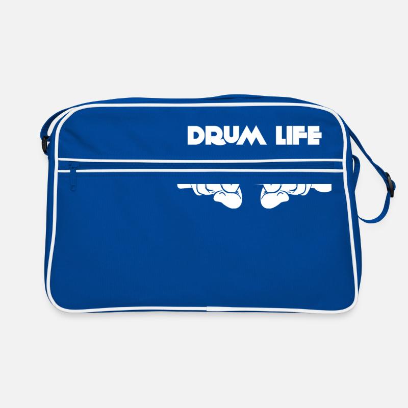 Drummer - Drummer - Drumsticks - Gift Retro Bag