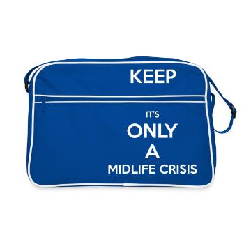 Midlife Crisis - Retro Bag - blue/white - Front