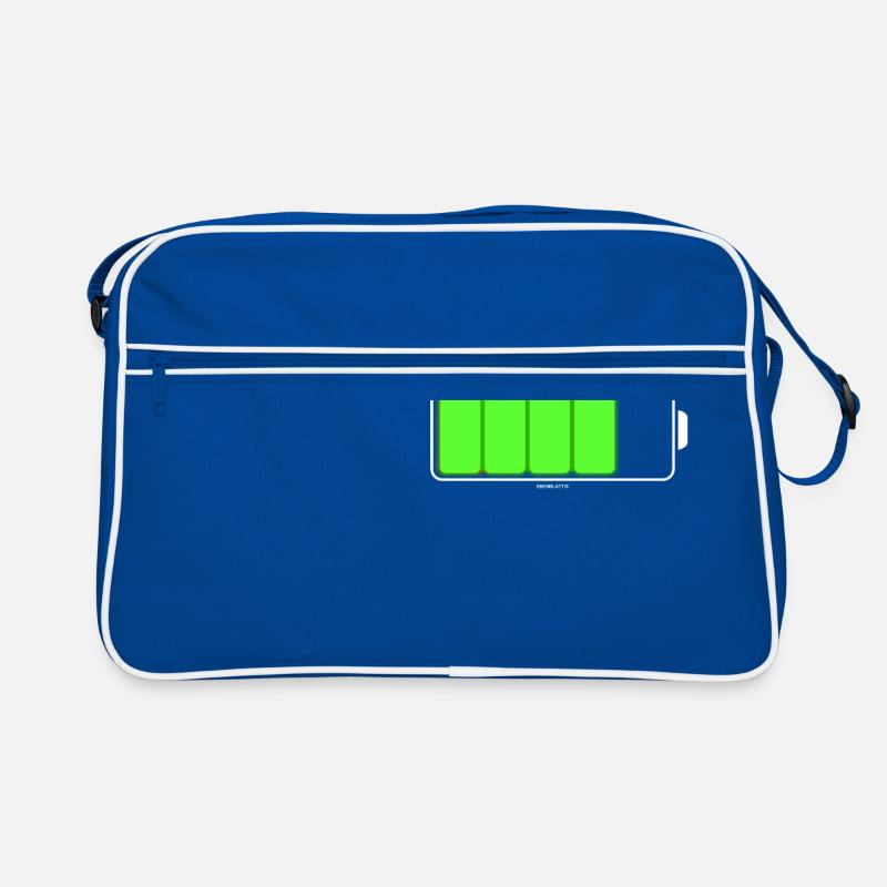 Batterie Mutter Kind Partnerlook Geschenk Retro Tasche