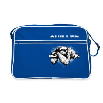 CHILLER Sloth Sloth Gift - Retro Bag - blue/white - Front