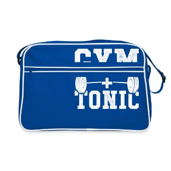Fitness Gym - Retro Bag - blue/white - Front