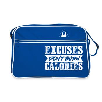 Fitness Gym - Retro Bag - blue/white - Front