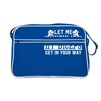 Fitness Gym - Retro Bag - blue/white - Front