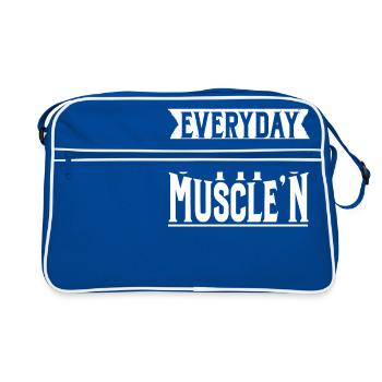 Fitness Gym - Retro Bag - blue/white - Front