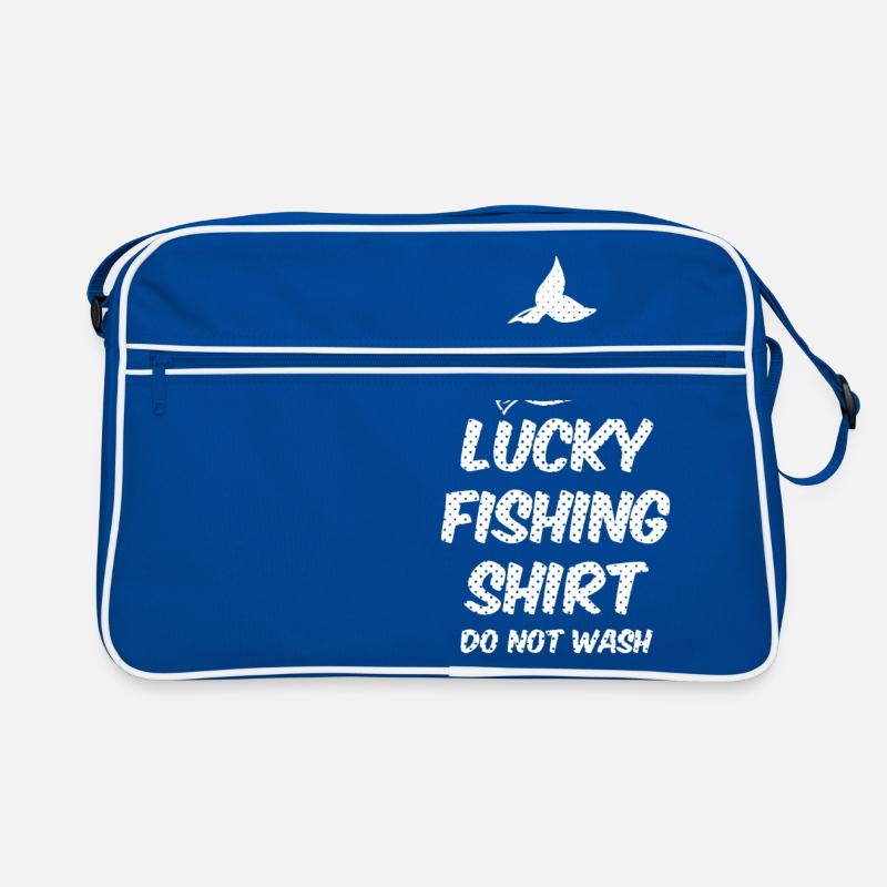 Pêche - Pêche - Pêche - Pêche - Pêche - Pêche - Sac Retro - bleu/blanc