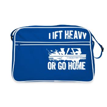 Fitness Gym - Retro Bag - blue/white - Front