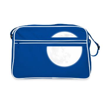 Full Moon - Retro Bag - blue/white - Front