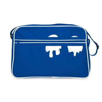 Fried Eggs - Breakfast - Retro Bag - blue/white - Front