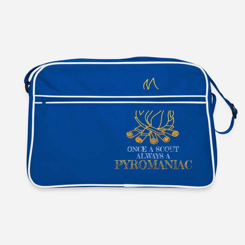 Lagerfeuer - Pfadfinder Pyromane Geschenk Retro Tasche