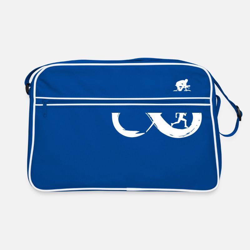 Infinity Triathlon - Retro Tasche - Blau/Weiß